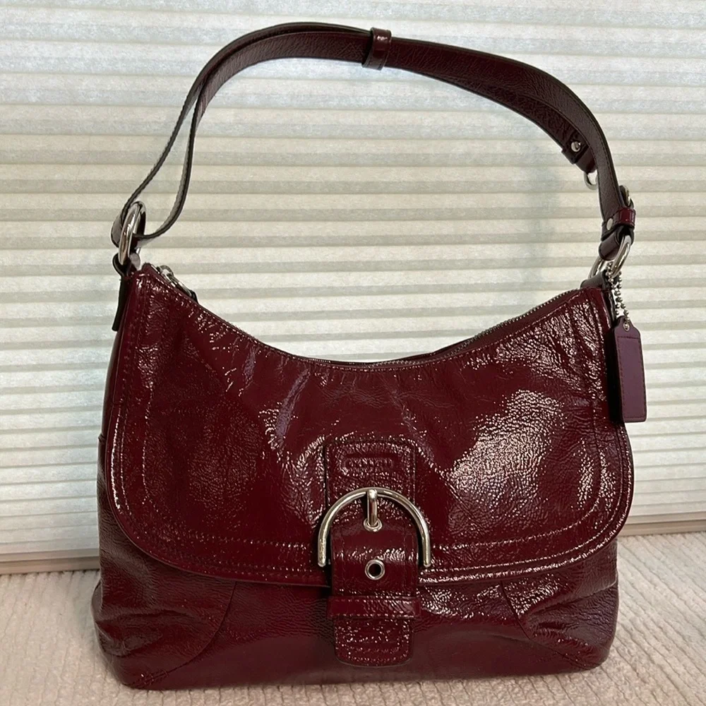 Coach Patent leather bag EUC - Picture 3 of 15